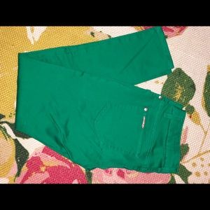 Celebrity Pink - green stretchy skinny jeans